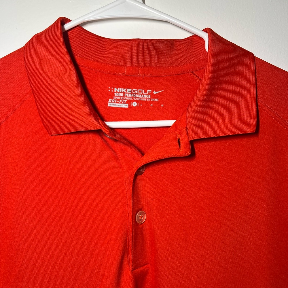 Nike Men's Classic Red Polo Shirt - Picture 2 of 10